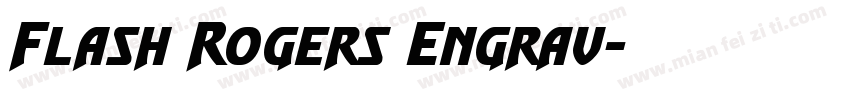 Flash Rogers Engrav字体转换